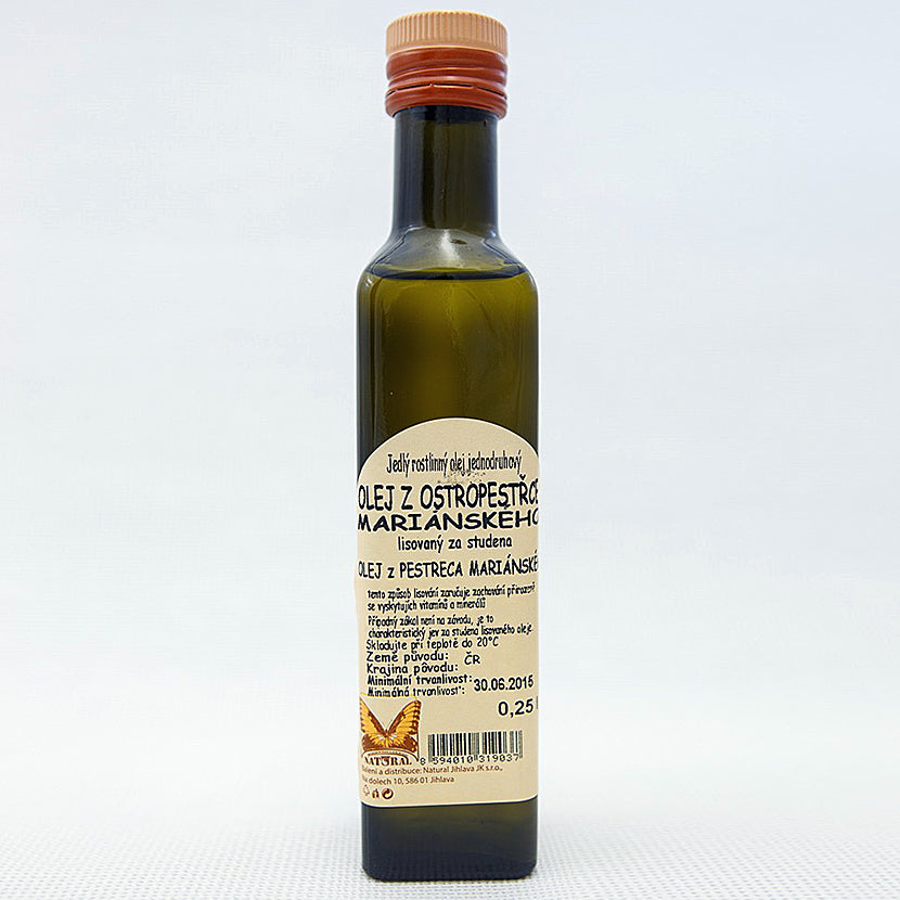 Olej z ostropestřce mariánského (250 ml)